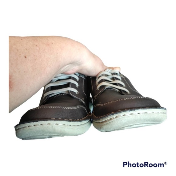 Dr. Scholl\'s mens brown casual oxfords size 10 flexible and cushioned main image 4